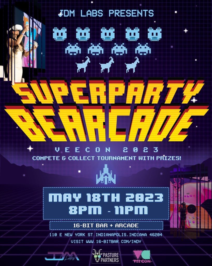 superparty bearcade creatress vr performance